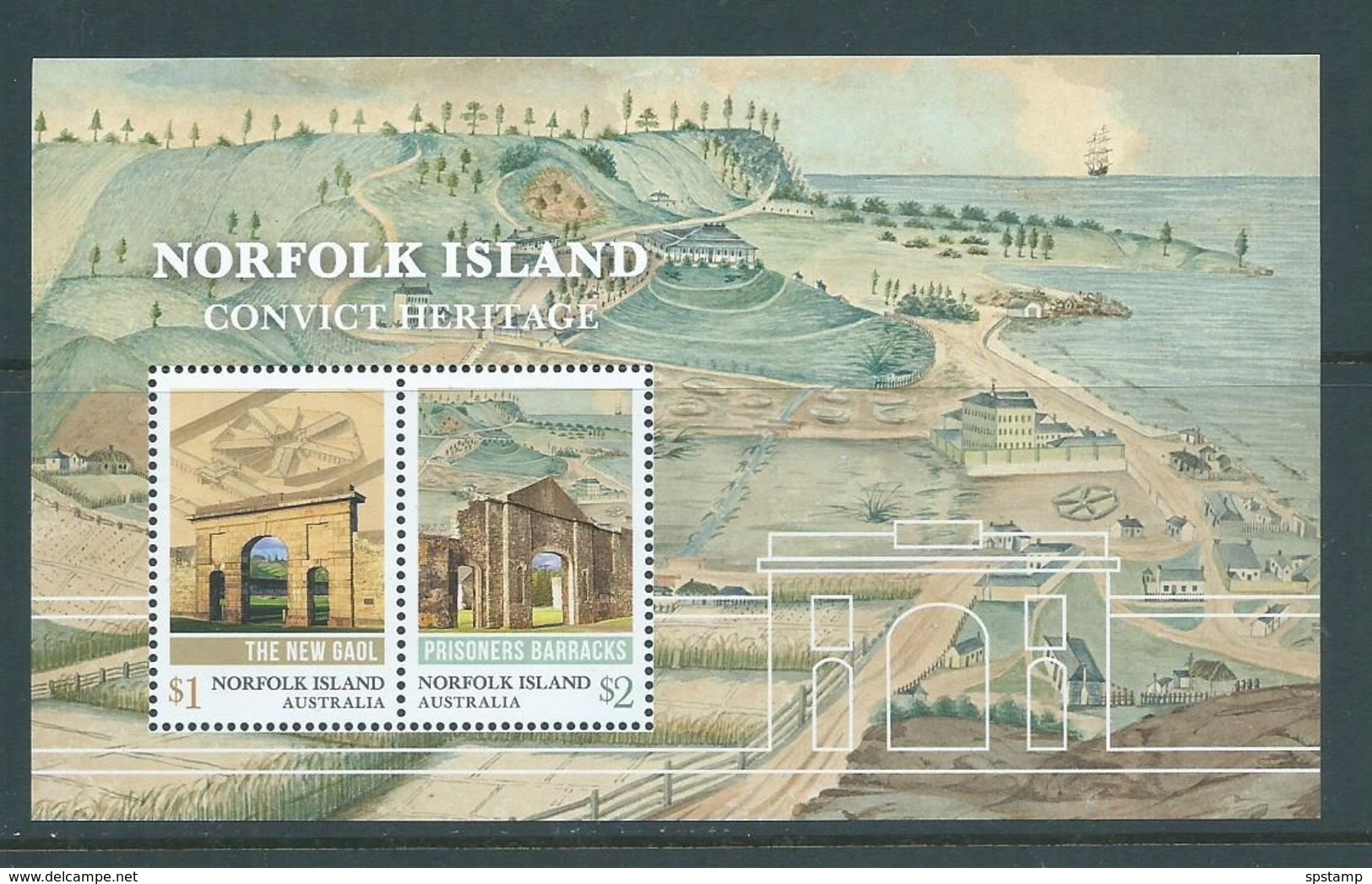 Norfolk Island 2017 Convict Heritage Miniature Sheet MNH - Isla Norfolk