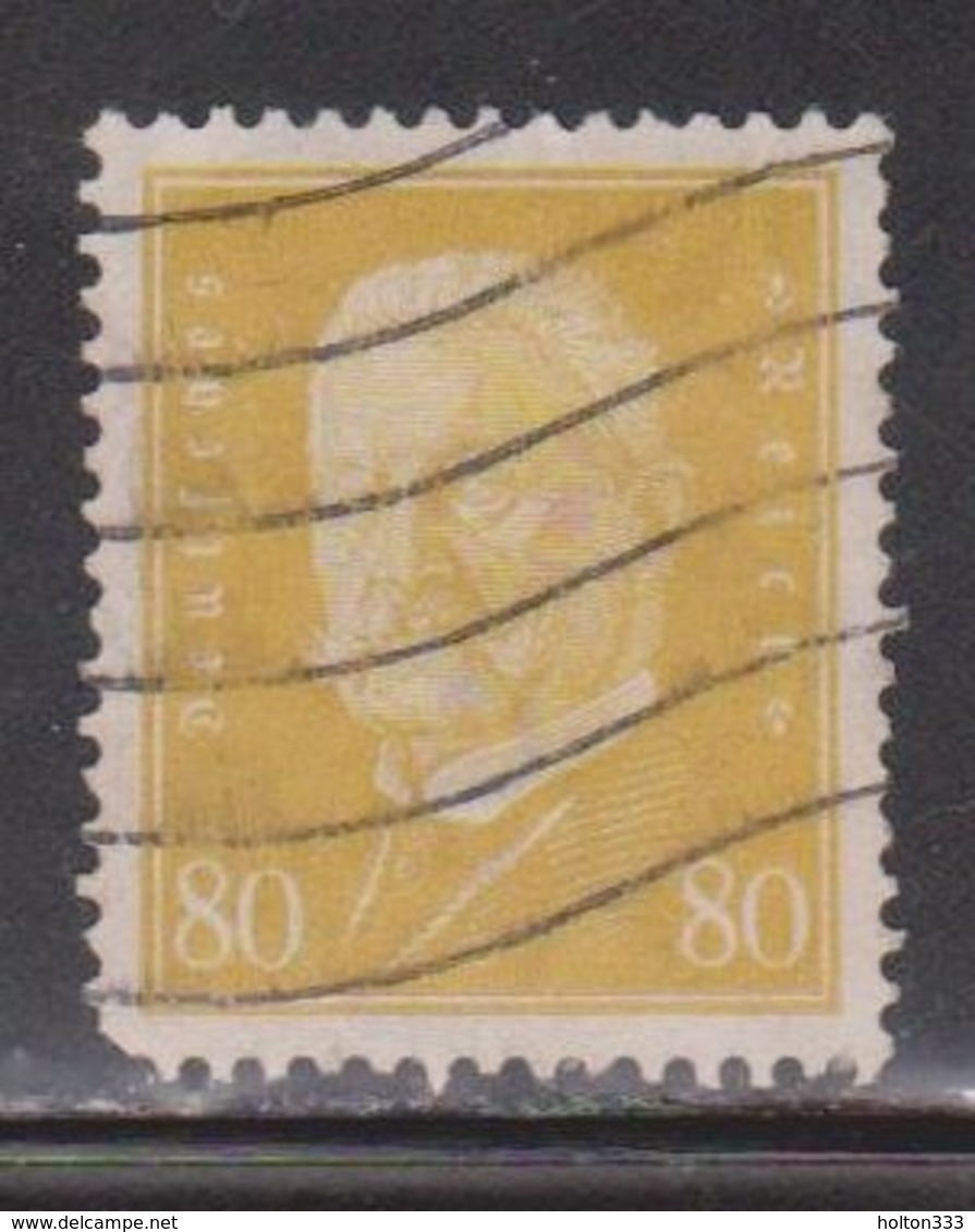 GERMANY Scott # 384 Used - President Paul Von Hindenburg - Used Stamps