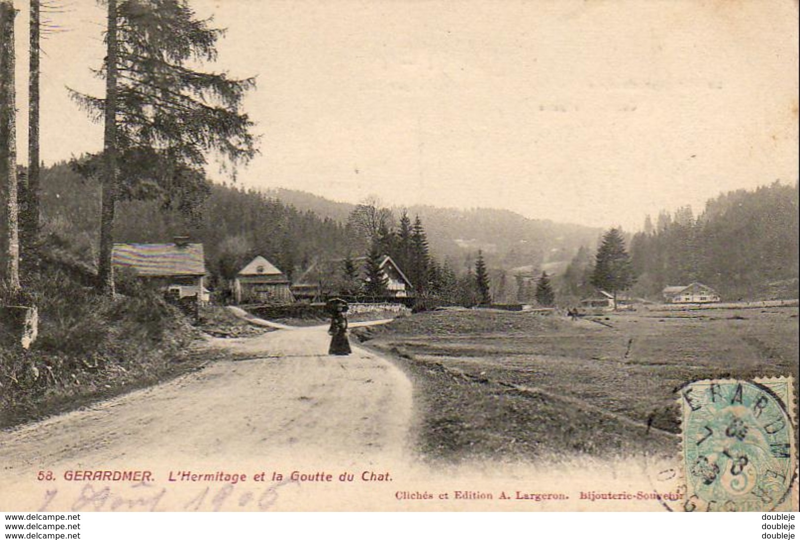 D88  GERARDMER  L'Hermitage Et La Goutte Du Chat  ..... - Gerardmer