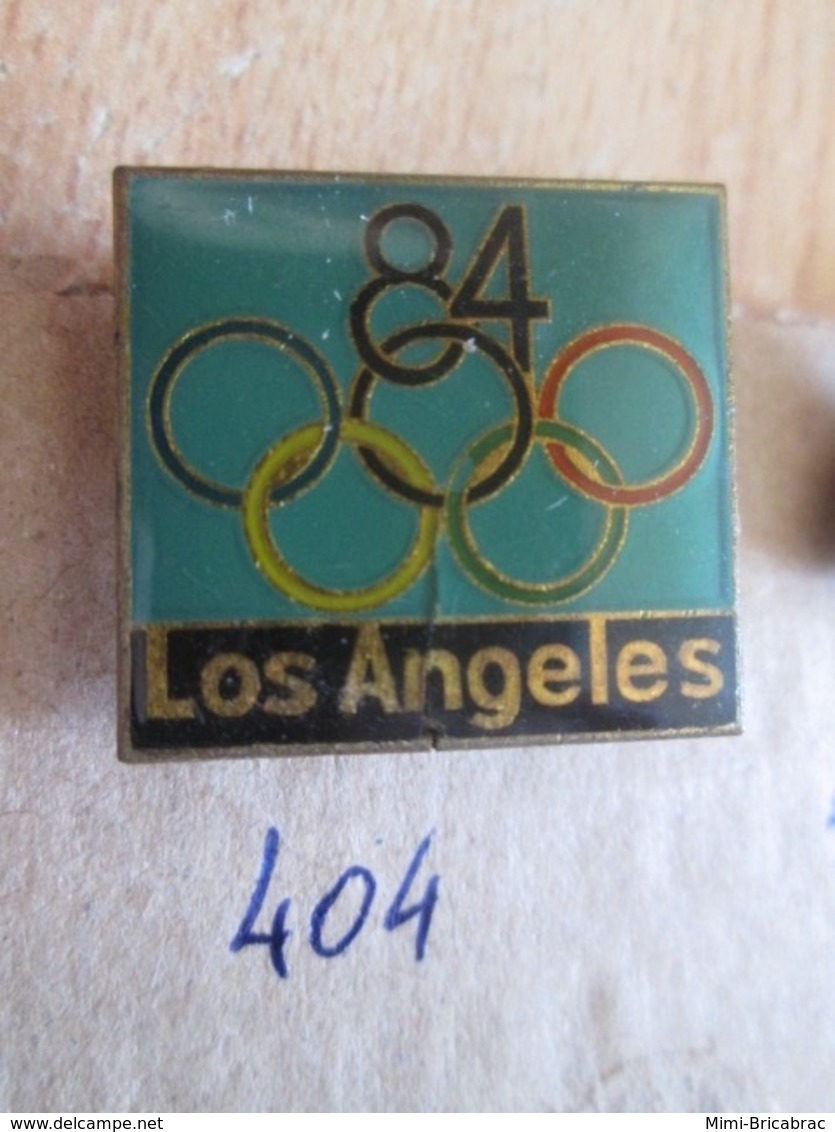 Pas Pin's Mais EPINGLETTE ANNEES 70/80 Origine EUROPE DE L'EST YOUGOSLAVIE : N°404 JEUX OLYMPIQUES LOS ANGELES 84 - Altri & Non Classificati