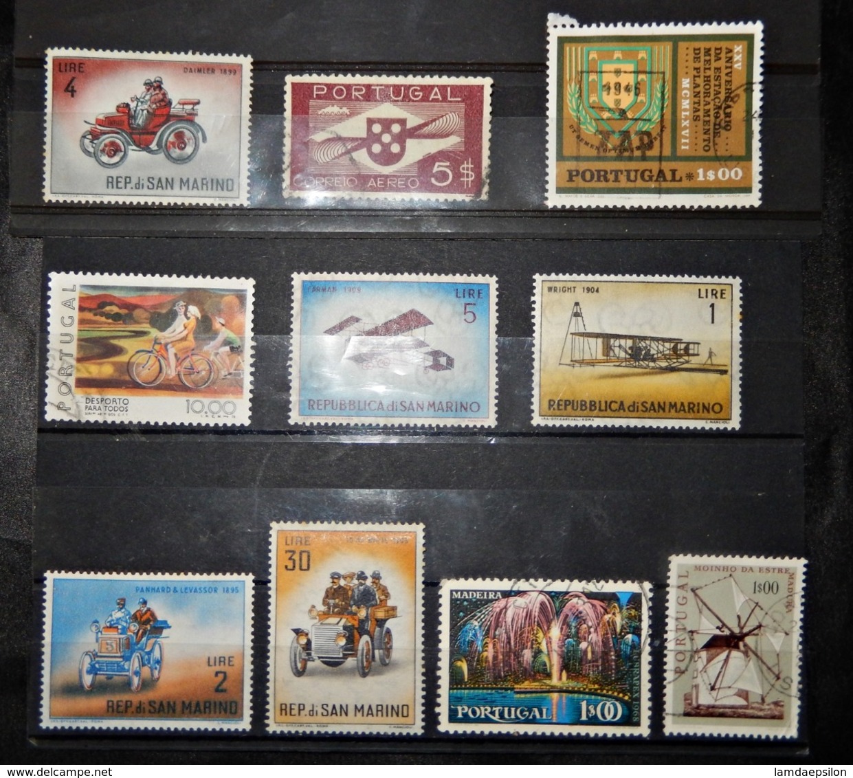 A105  PORTUGAL LOT OF 10 DIFFERENT STAMPS - Other & Unclassified