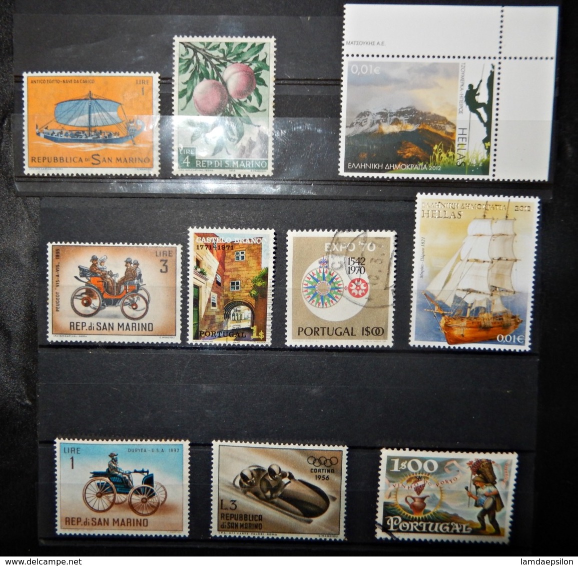 A107 PORTUGAL LOT OF 10 DIFFERENT STAMPS - Other & Unclassified