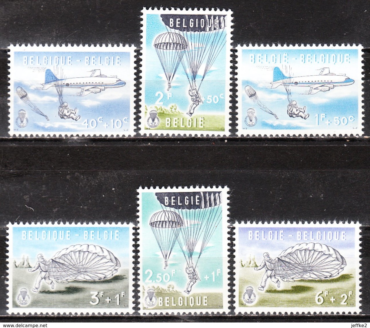 1133/38**  Parachutisme - Série Complète - MNH** - Vendu à 10% Du COB!!!! - Unused Stamps