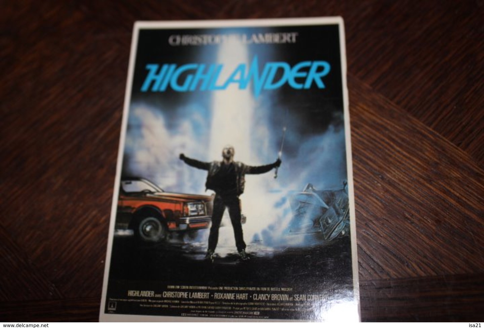 CPM Affiche De Cinéma HIGHLANDER Avec Christophe LAMBERT - Affiches Sur Carte