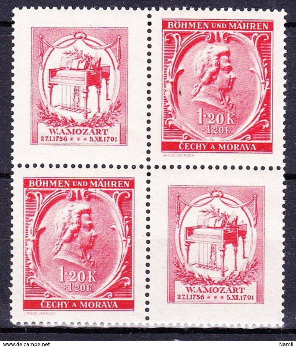 Boheme Et Moravie 1941 Mi 81 (Yv 71), (MNH)** - Unused Stamps