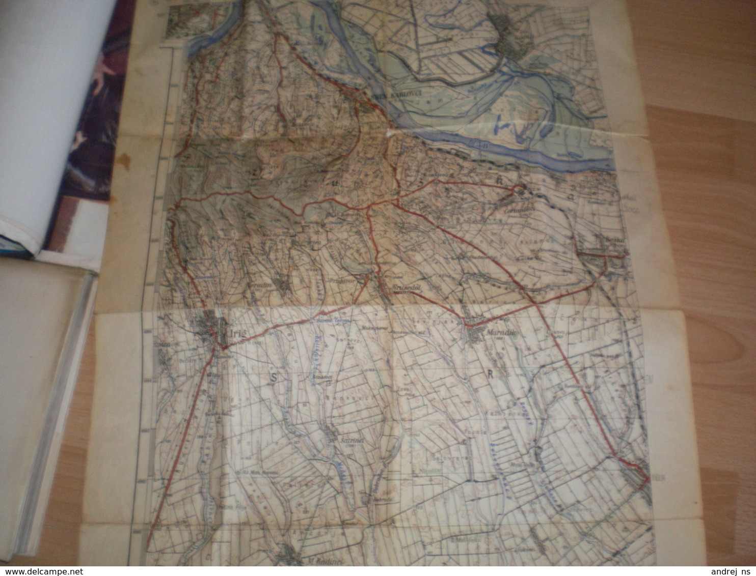 Old Map Sremski Karlovci Big Format - Mapas Geográficas