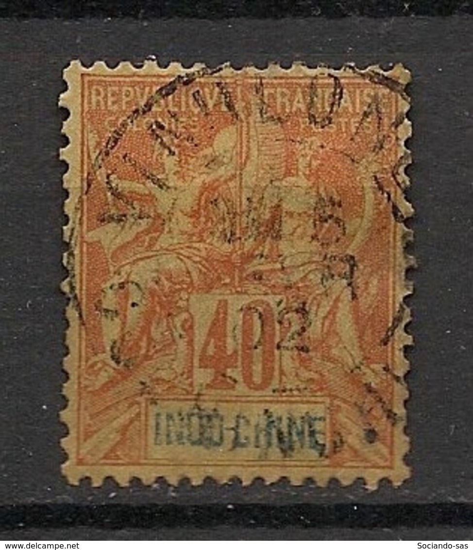 Indochine - 1892-96 - N°Yv. 12 - Type Groupe 40c Orange - Oblitéré / Used - Oblitérés