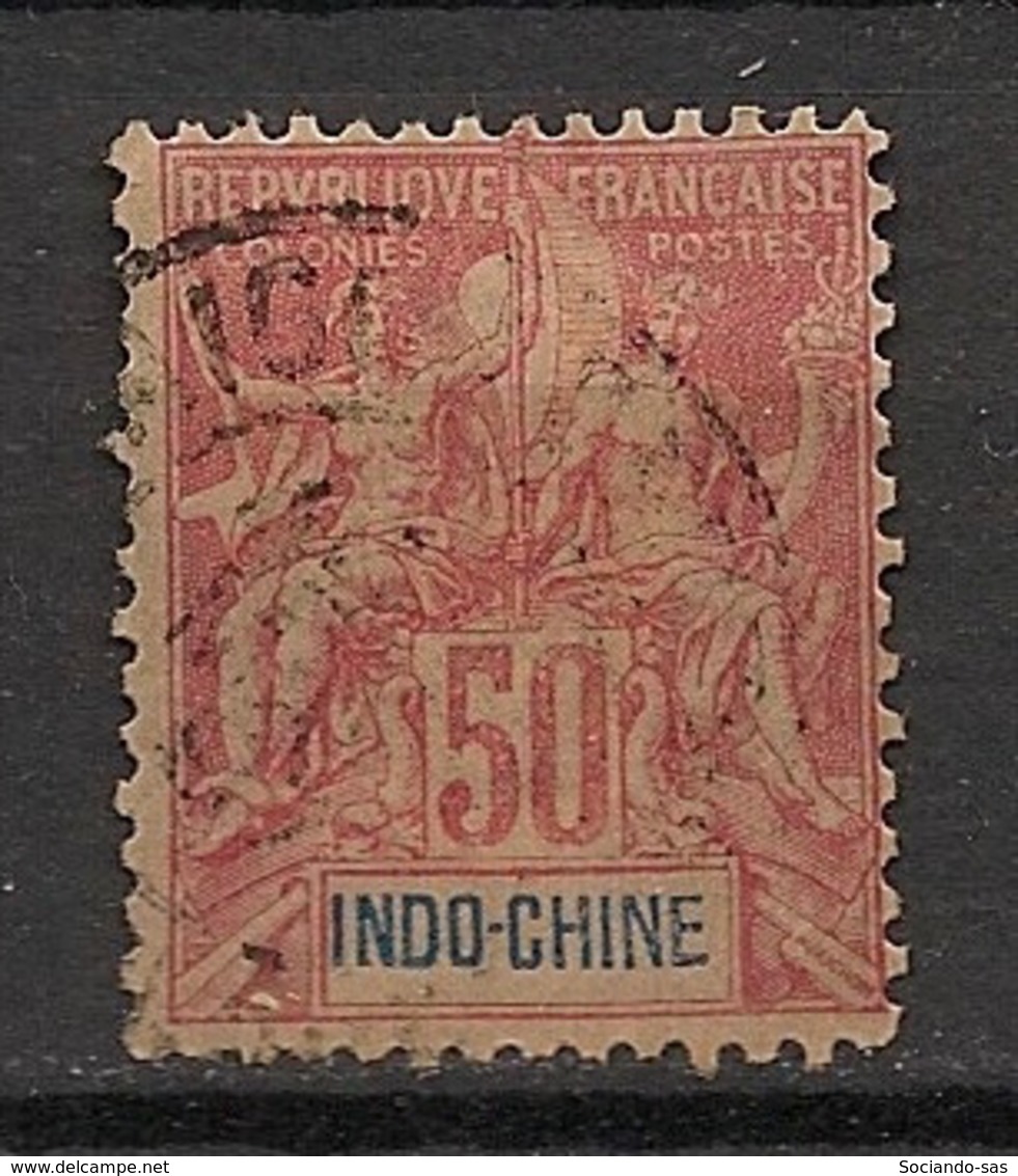 Indochine - 1892-96 - N°Yv. 13 - Type Groupe 50c Rose - Oblitéré / Used - Oblitérés