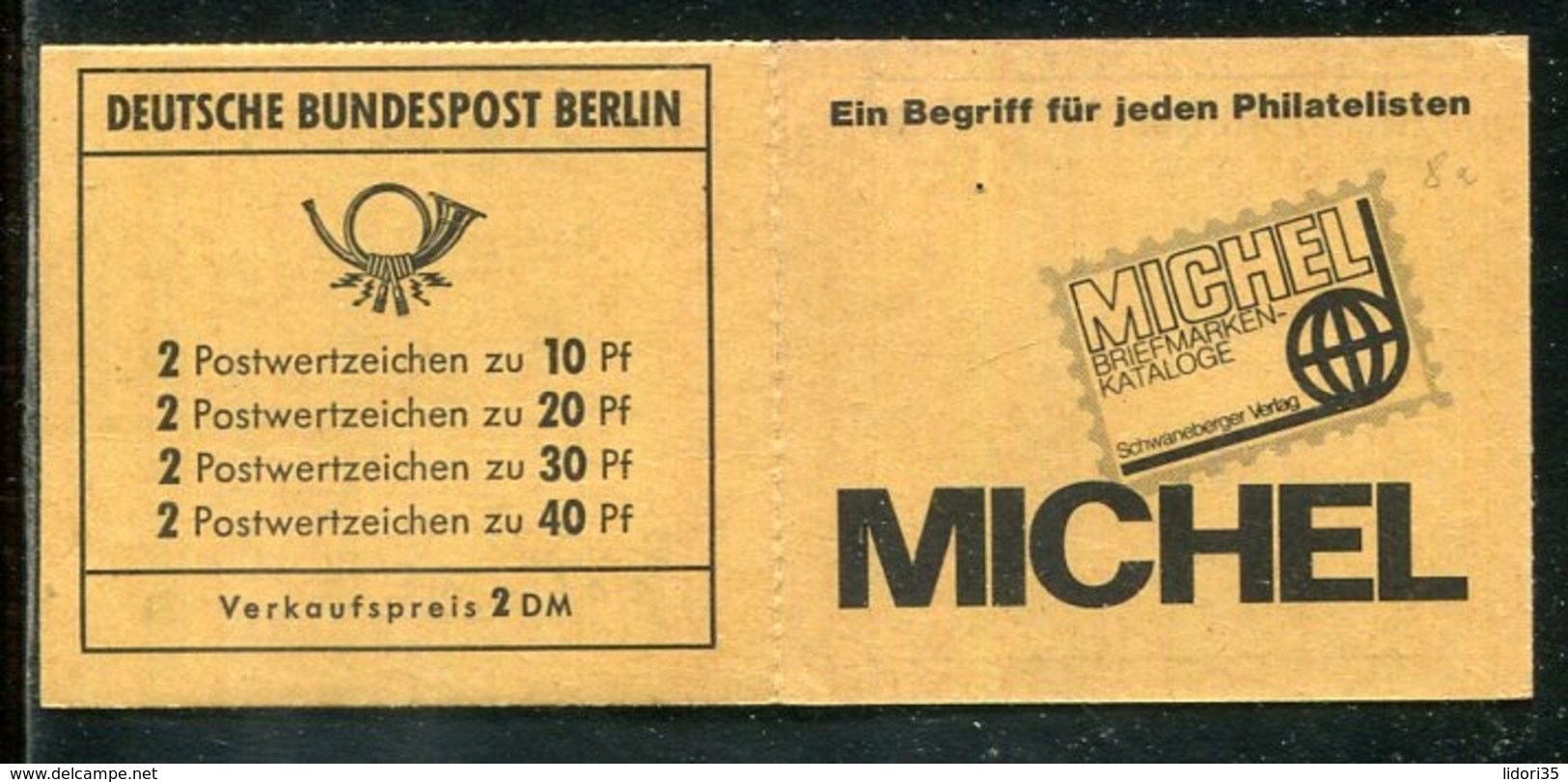 Berlin / 1972 / Markenheftchen Mi. 8a ** (24509) - Cuadernillos