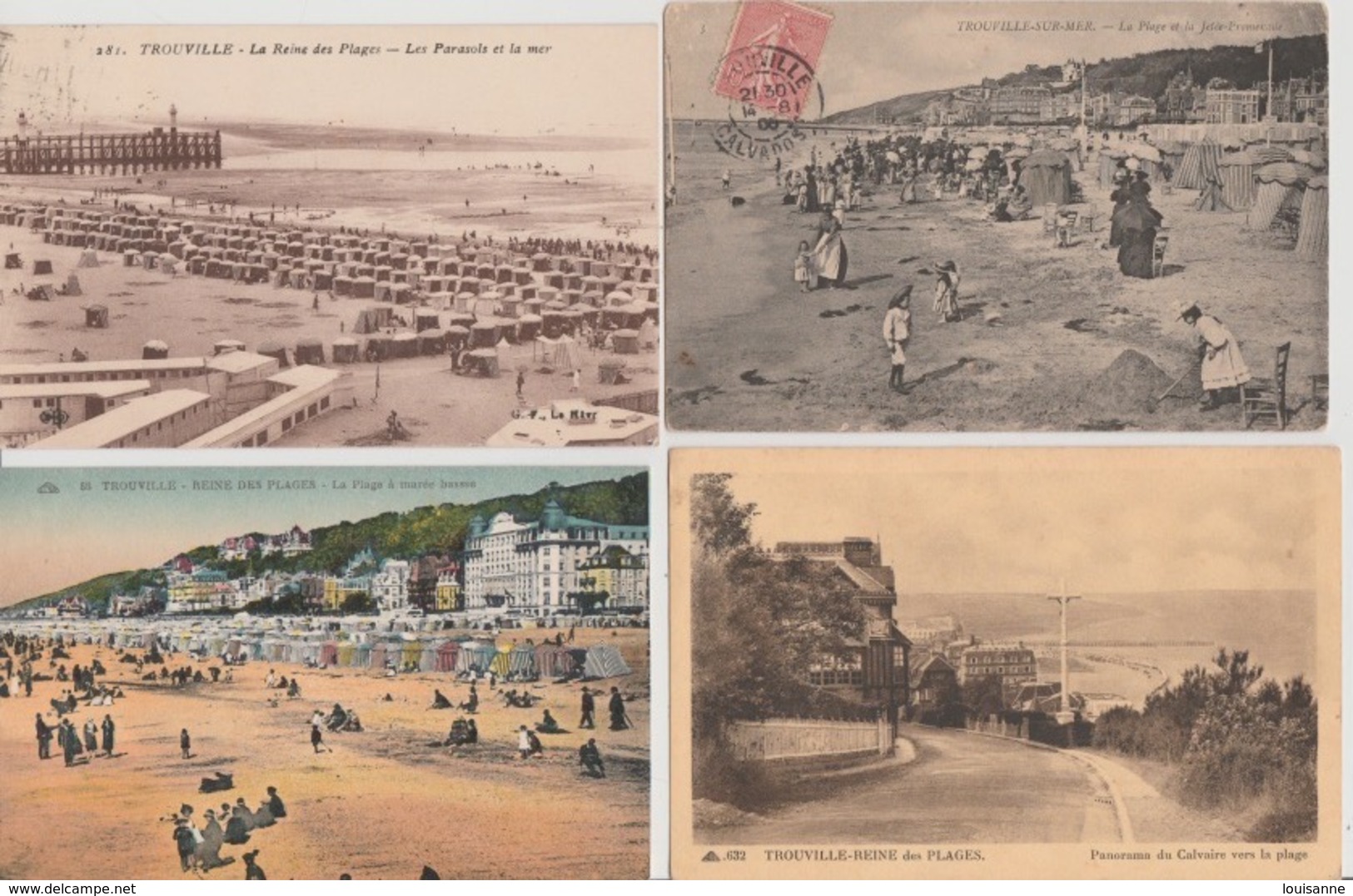 19 / 9 / 282. -   TROUVILLE.  ( 14 ). 19. C P A.   2. CPSM   - Toutes Scanées - 5 - 99 Cartoline