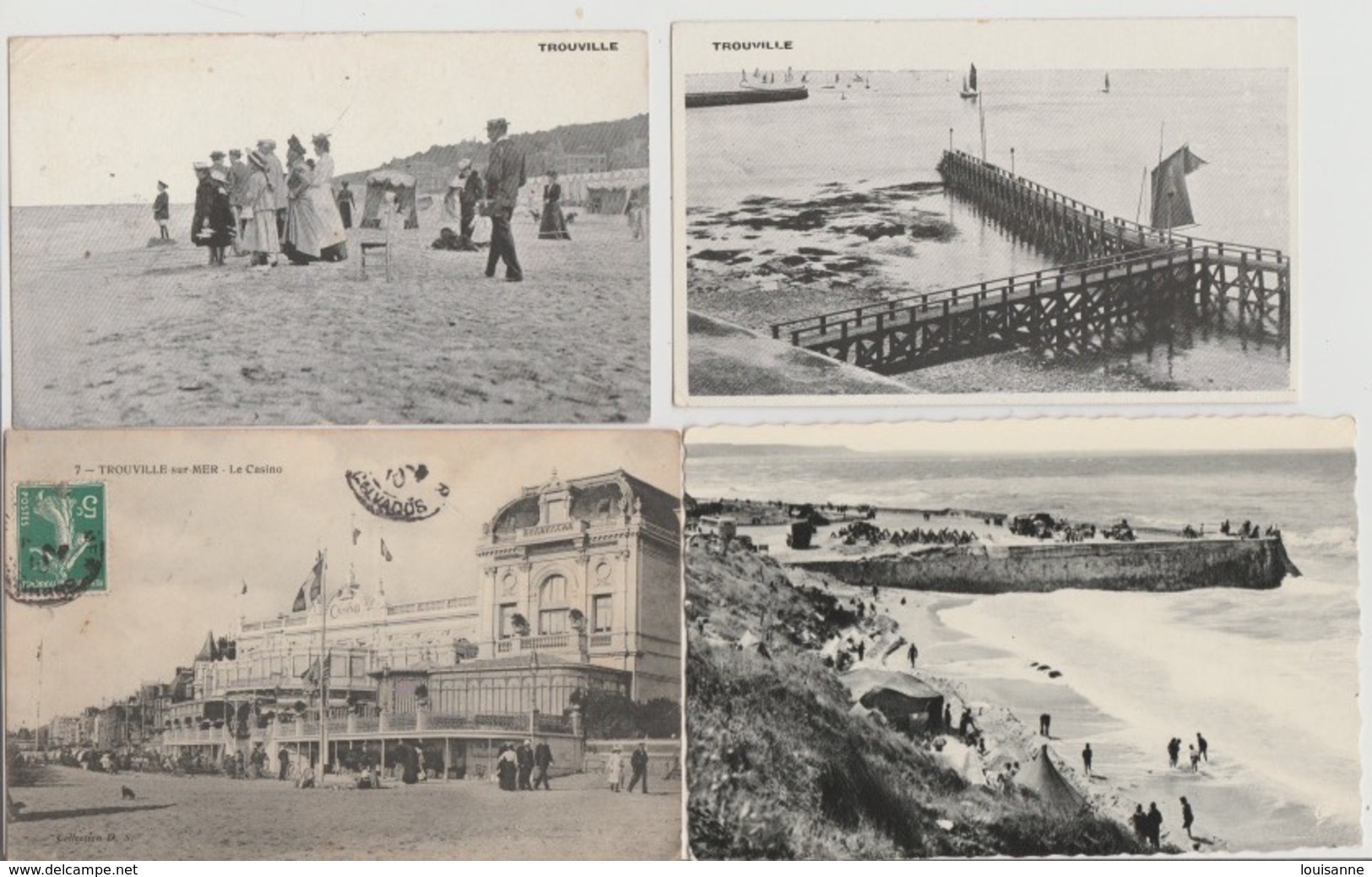 19 / 9 / 282. -   TROUVILLE.  ( 14 ). 19. C P A.   2. CPSM   - Toutes Scanées - 5 - 99 Cartoline