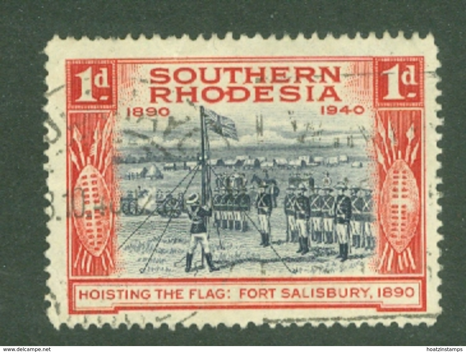 Southern Rhodesia: 1940   BSAC's Golden Jubilee   SG54    1d    Used - Southern Rhodesia (...-1964)