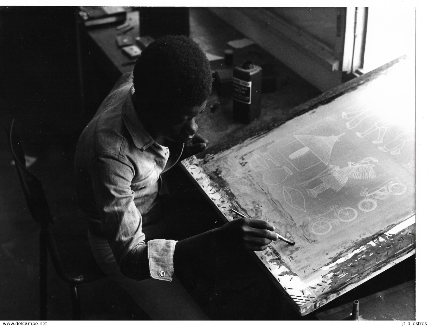 Photo Haute Volta 1980. Création Matériel Pédagogique Pour Les Villages. Photo Du Père Gust Beeckmans - Afrique