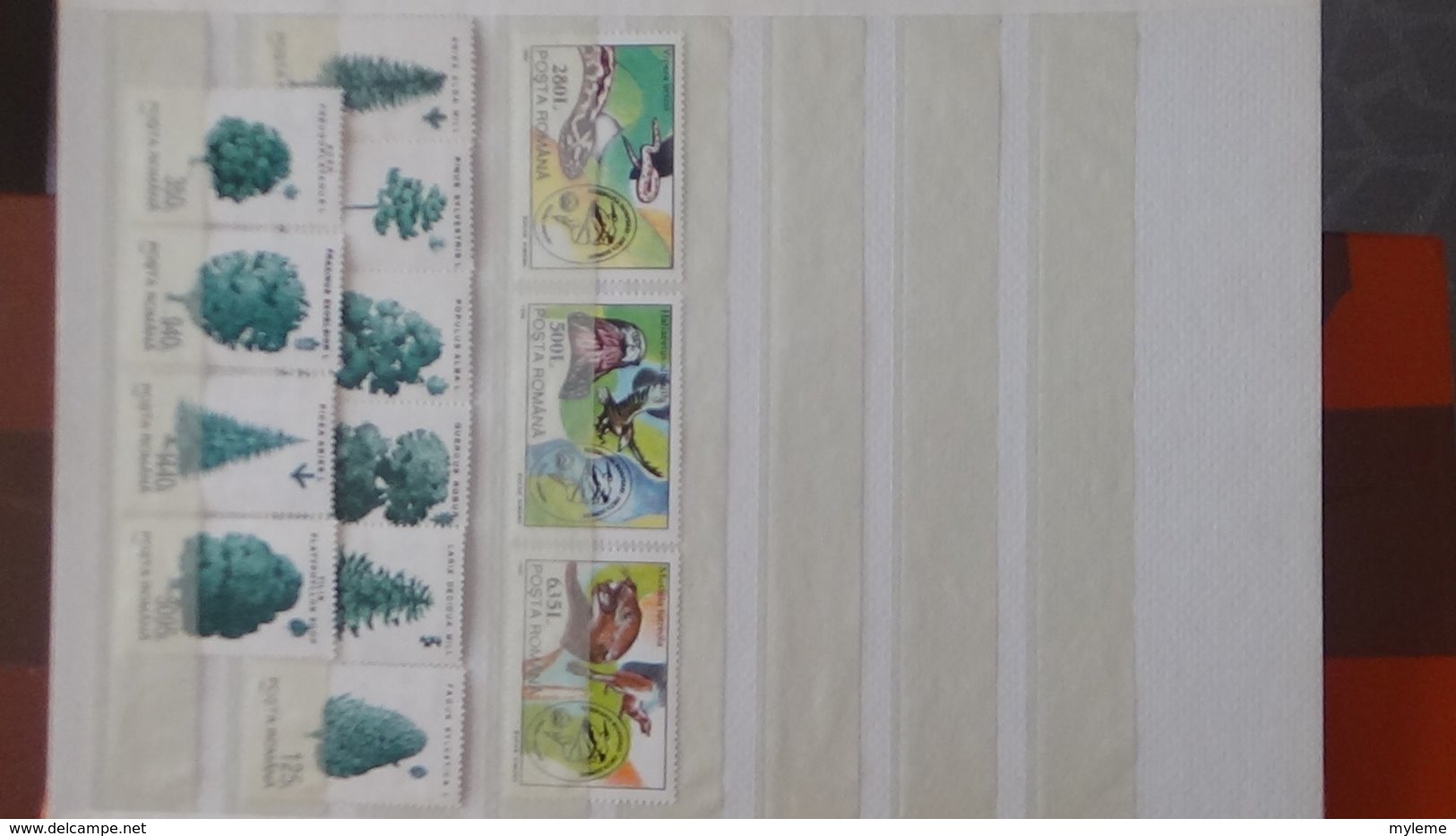 Petite Collection De ROUMANIE Entre 1994 Et 1996 En Timbres Et Blocs ** . A Saisir !!! - Collections (en Albums)