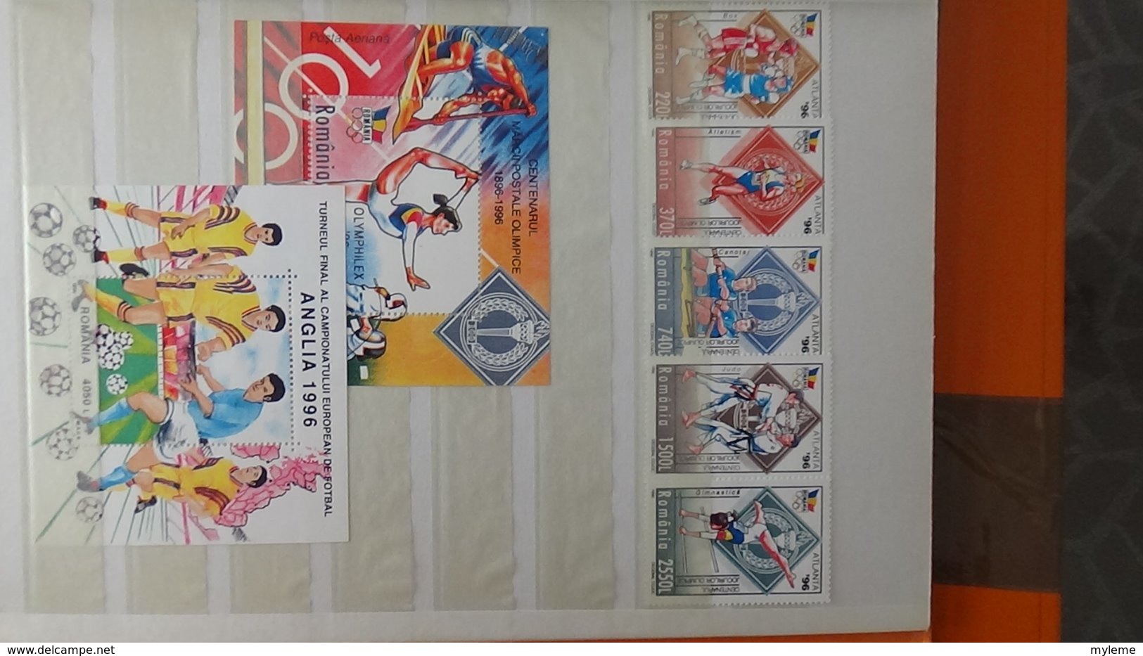 Petite collection de ROUMANIE entre 1994 et 1996 en timbres et blocs ** . A saisir !!!