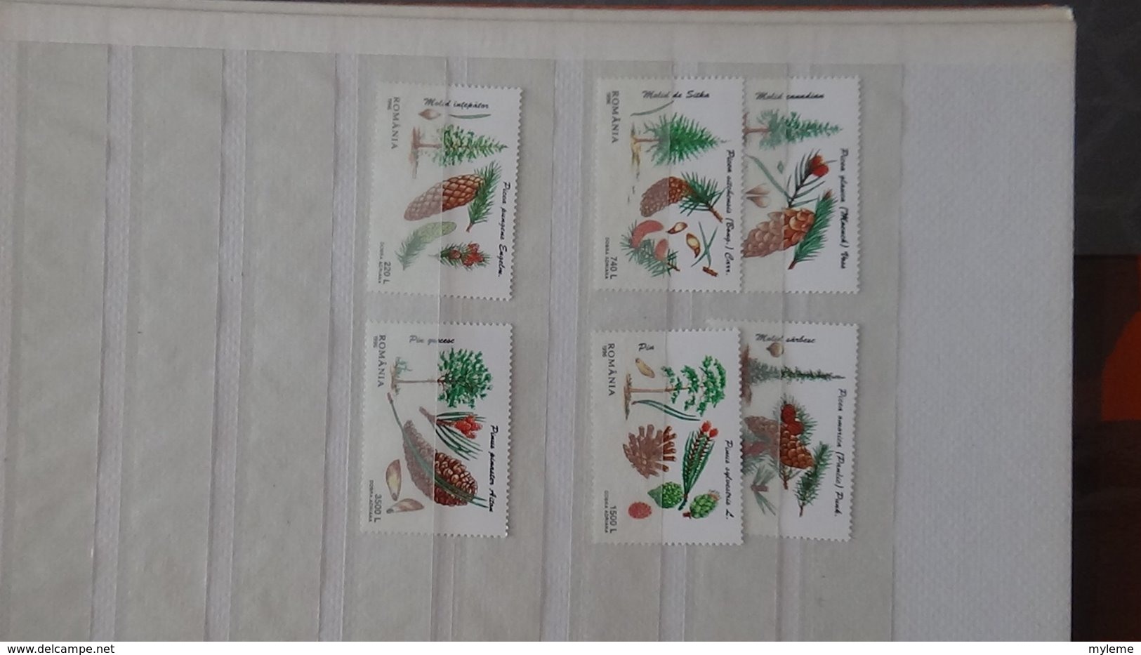 Petite collection de ROUMANIE entre 1994 et 1996 en timbres et blocs ** . A saisir !!!