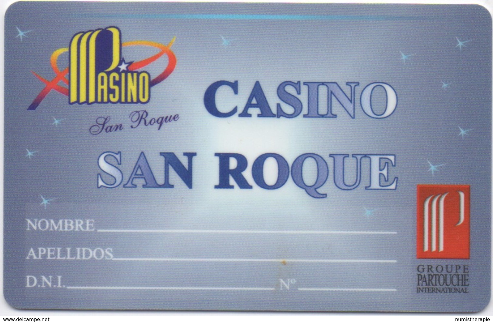 Carte Casino Partouche San Roque : Cádiz Espagne - Cartes De Casino