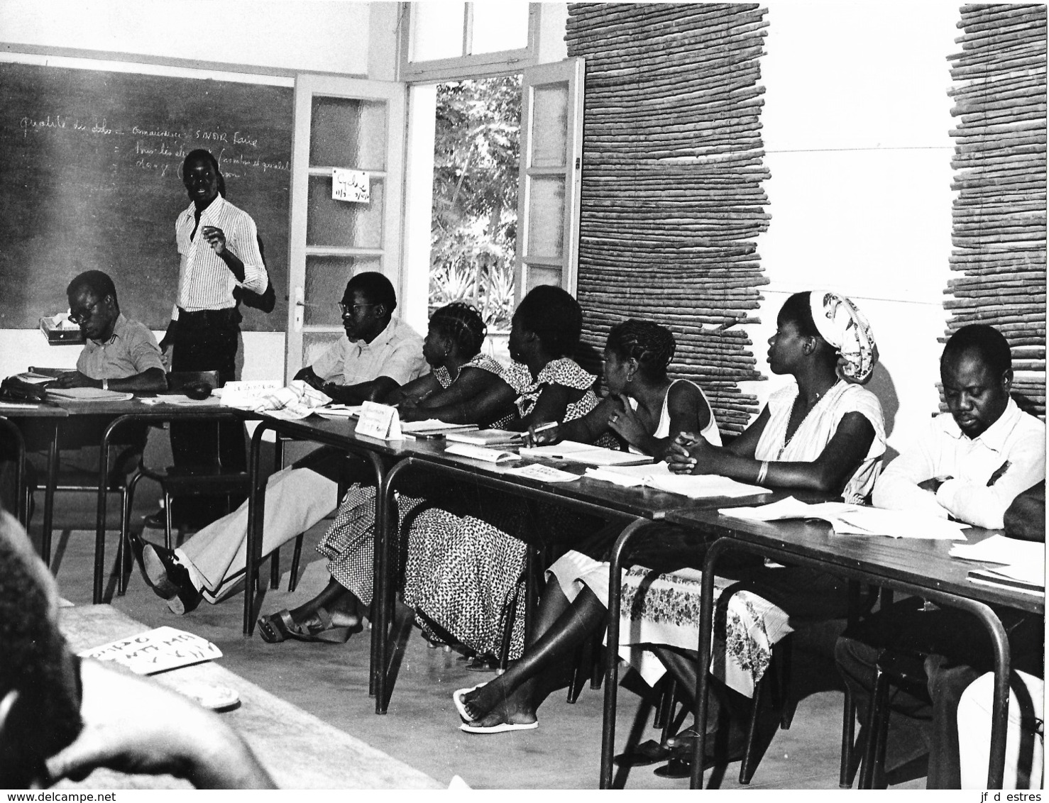 Photo Haute Volta 1980. Bobo Dioulasso Réunion D'échanges CESAO. Photo Du Père Gust Beeckmans - Afrique