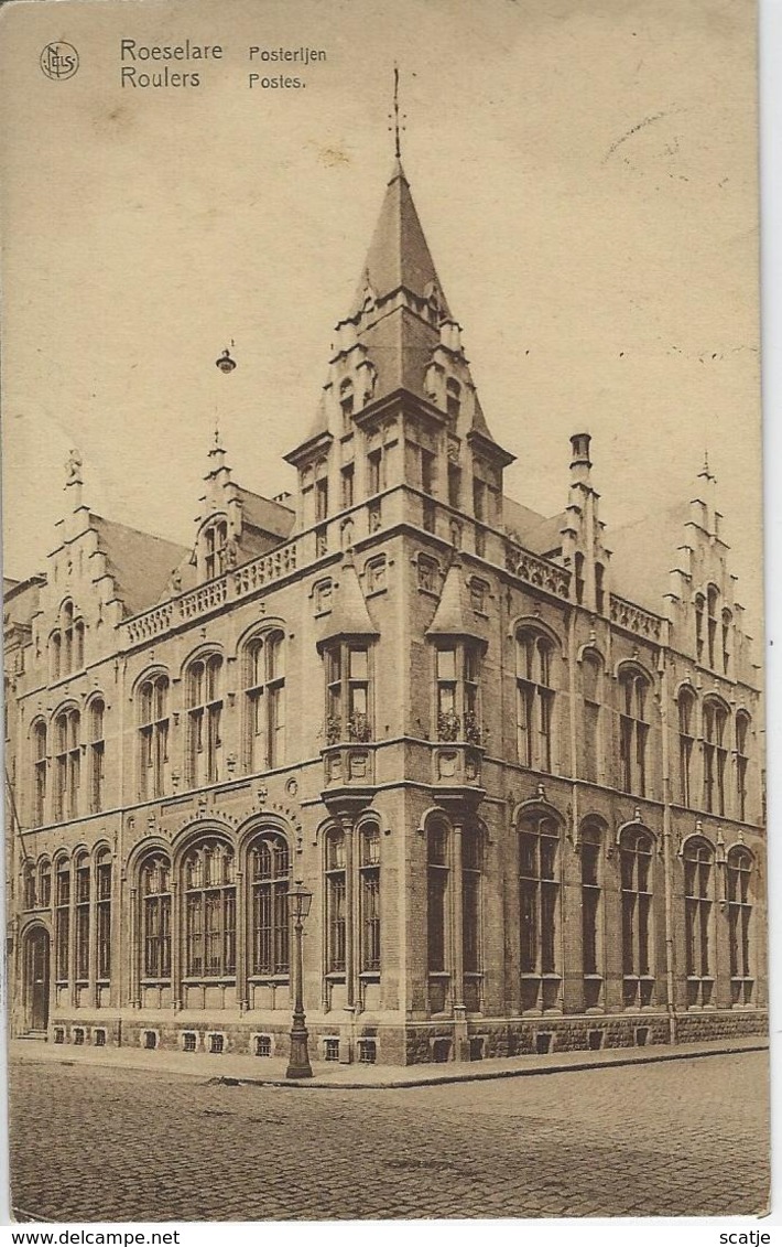 Roeselare.   -   Posterijen   -   1931   Naar   Antwerpen - Roeselare