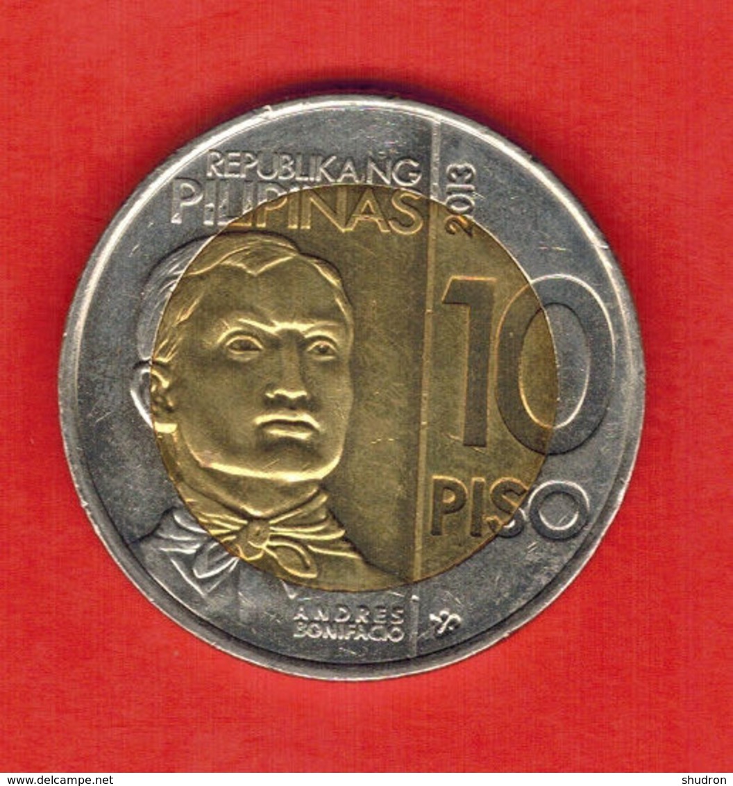 Philippines 10 Piso, 2013 150th Anniversary - Birth Of Andres Bonifacio - Filippine