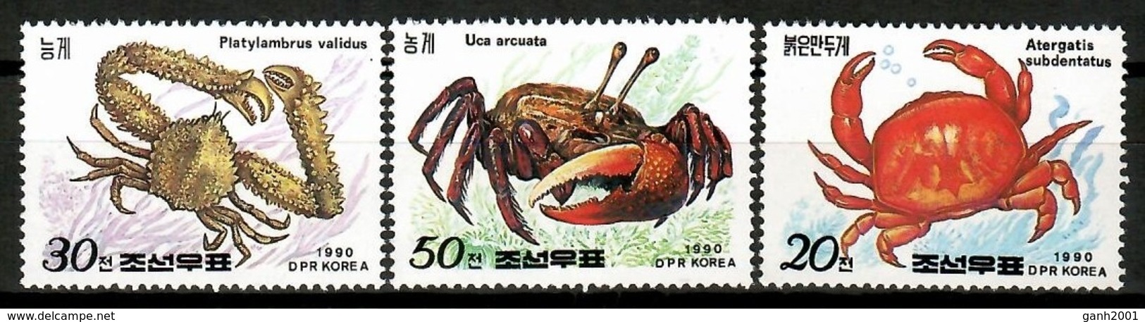 Korea North 1990 Corea / Crabs Crustaceans MNH Crustáceos Cangrejos Krabben / Cu13018  34-27 - Crustáceos