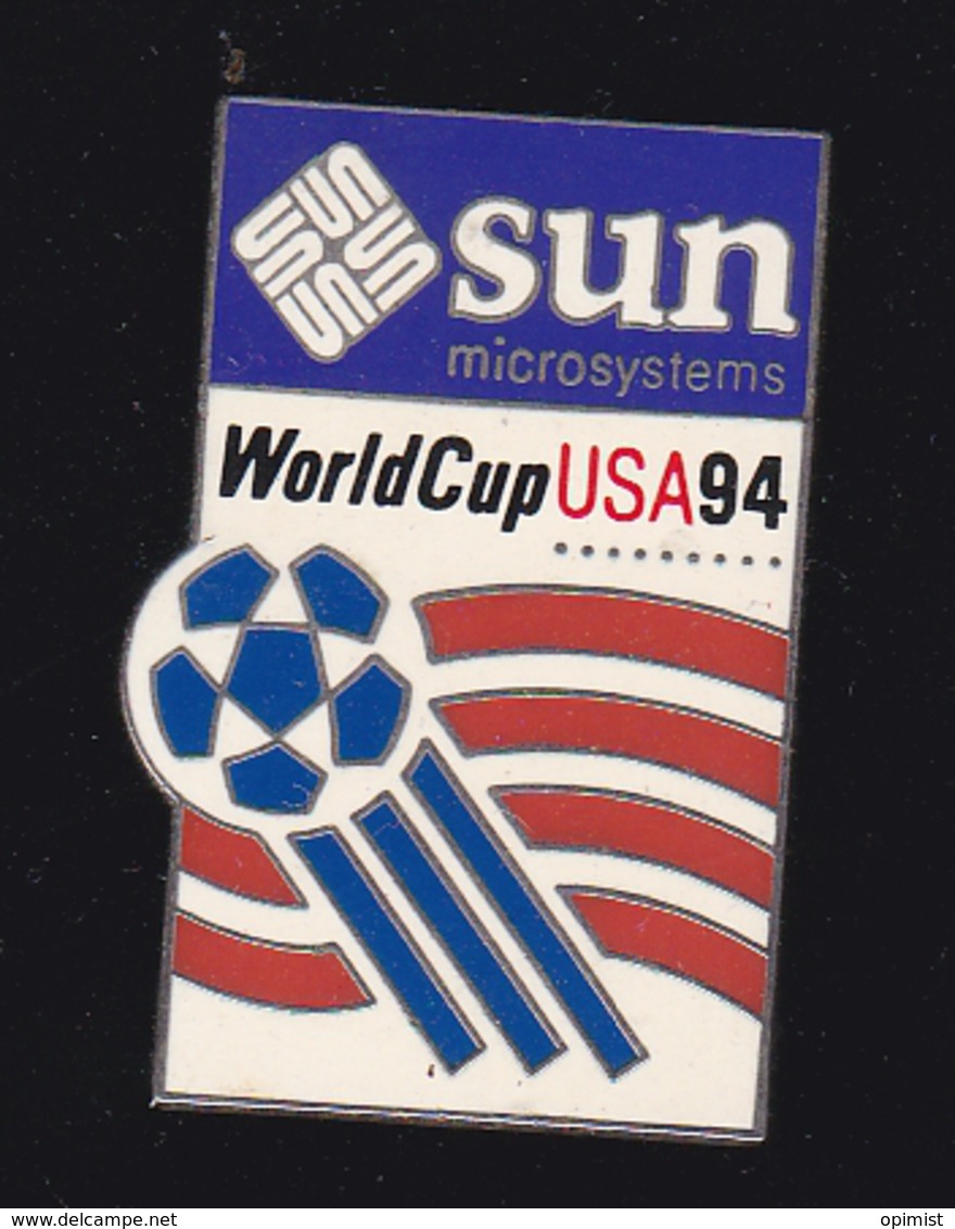 60045- Pin's .Sun Microsysteme.football World Cup USA..signé 1991 Wc 94 Isl By Aminco. - Football