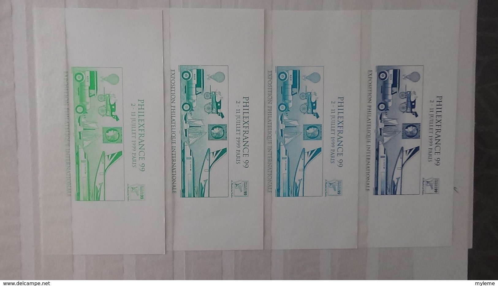 Epreuves Du Timbres, étapes Succésives, Imprimerie Des Timbres, Philexfrance 1999 .... A Saisir !!! - Collections (with Albums)