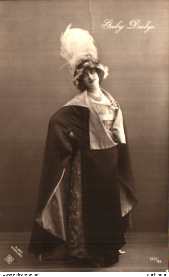 Artiste Femme 1900 - Gaby Deslys, Chapeau Wien - Artisti