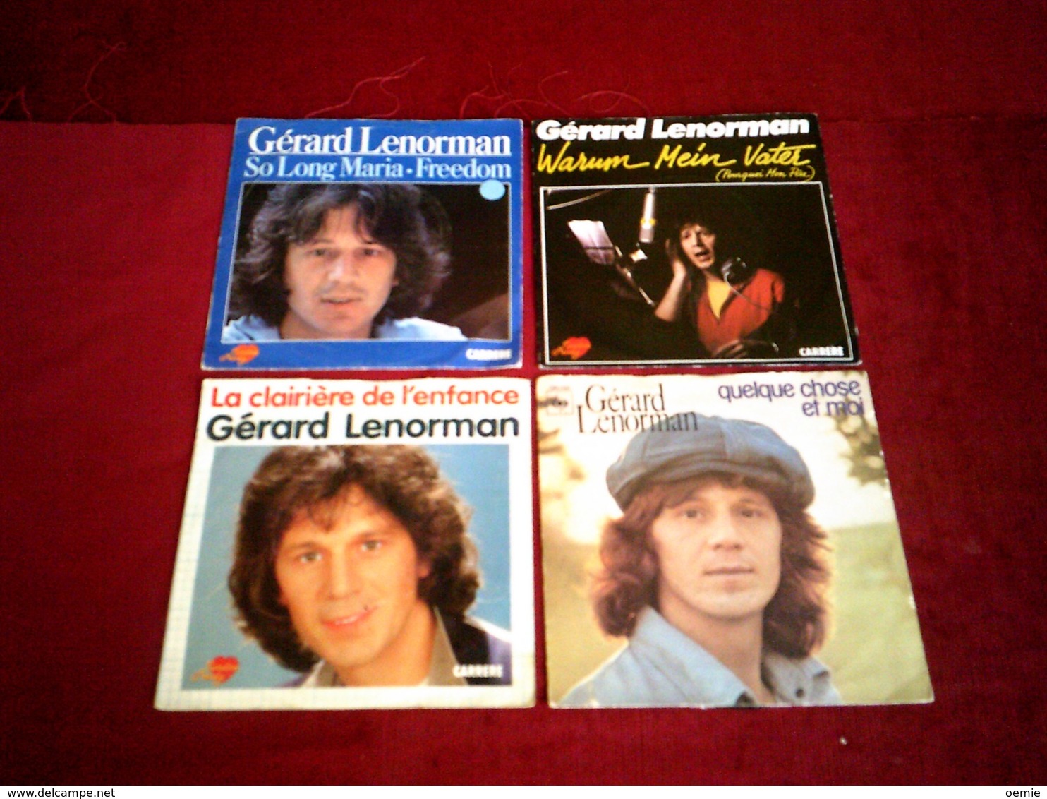 GERARD LENORMAND    °  COLLECTION DE 22 VINYLES   45 TOURS DIFFERENTS - Colecciones Completas