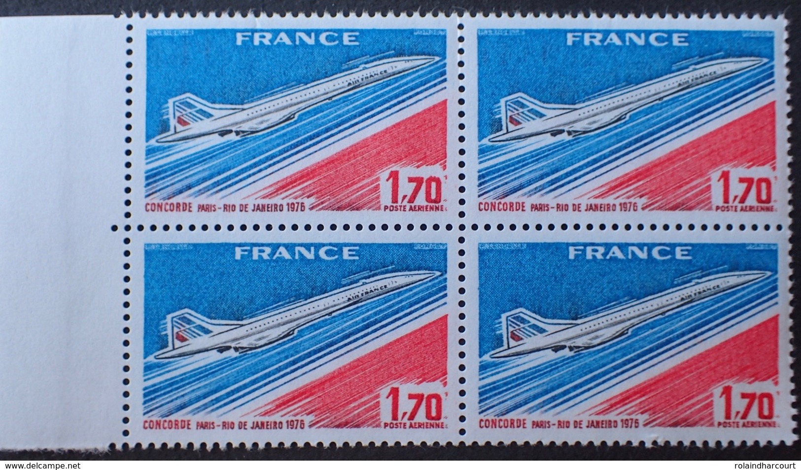 R1615/997 - 1976 - POSTE AERIENNE - CONCORDE - BLOC N°49 TIMBRES NEUFS** BdF - 1960-.... Neufs