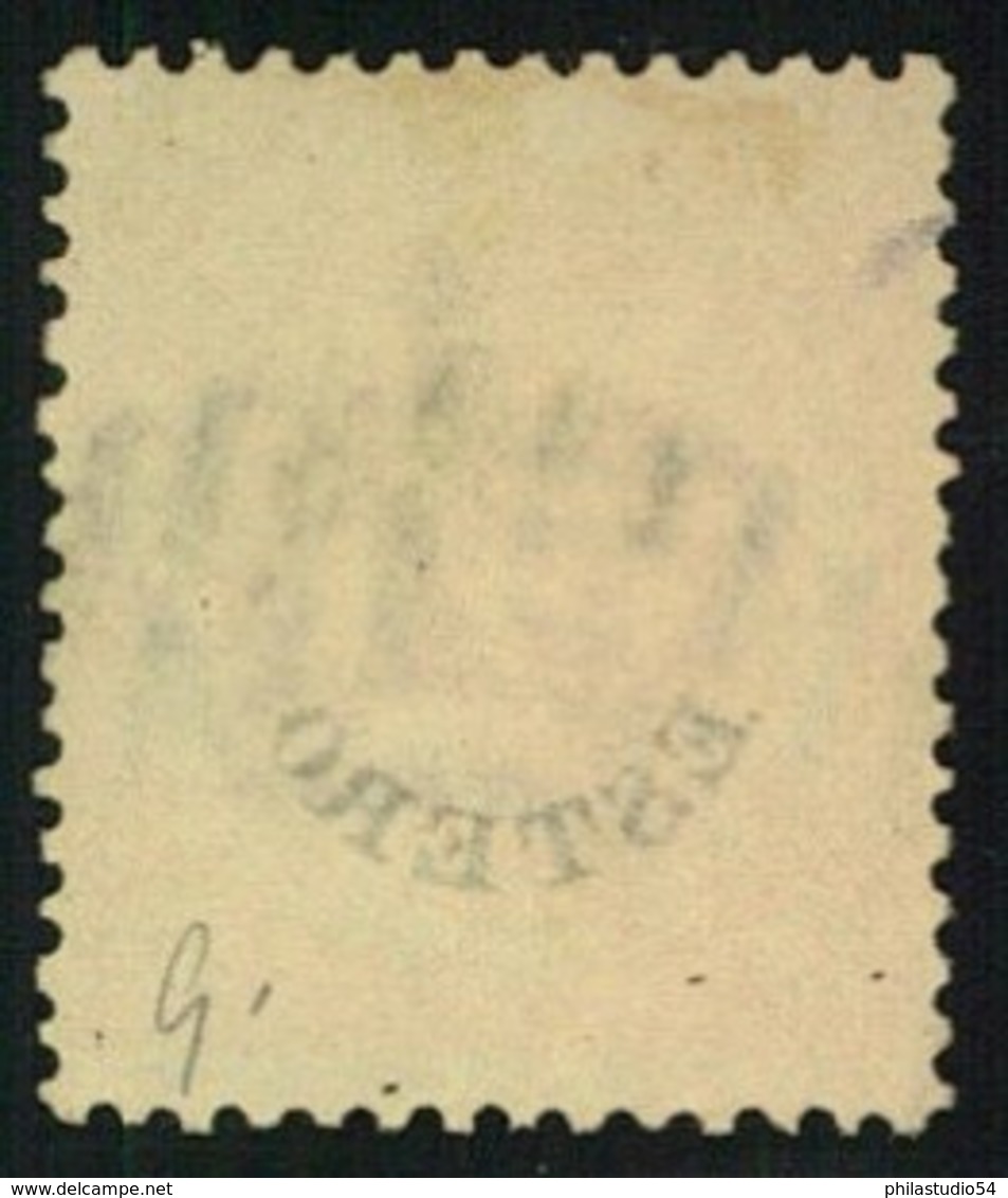 1874, 2 Lire Red Orange "ESTERO" Used With Barred  Oval. Michel Nr. 9 -  350,- - Sonstige & Ohne Zuordnung