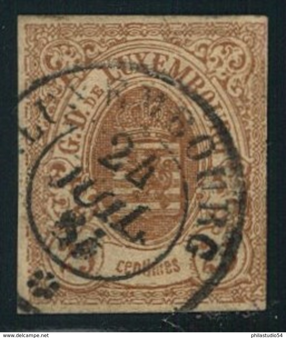 1865, 25 Ct. Wappen Geschnitten Fast Ideal Gestempelt. Michel Nr. 8 - 350,- - Sonstige & Ohne Zuordnung