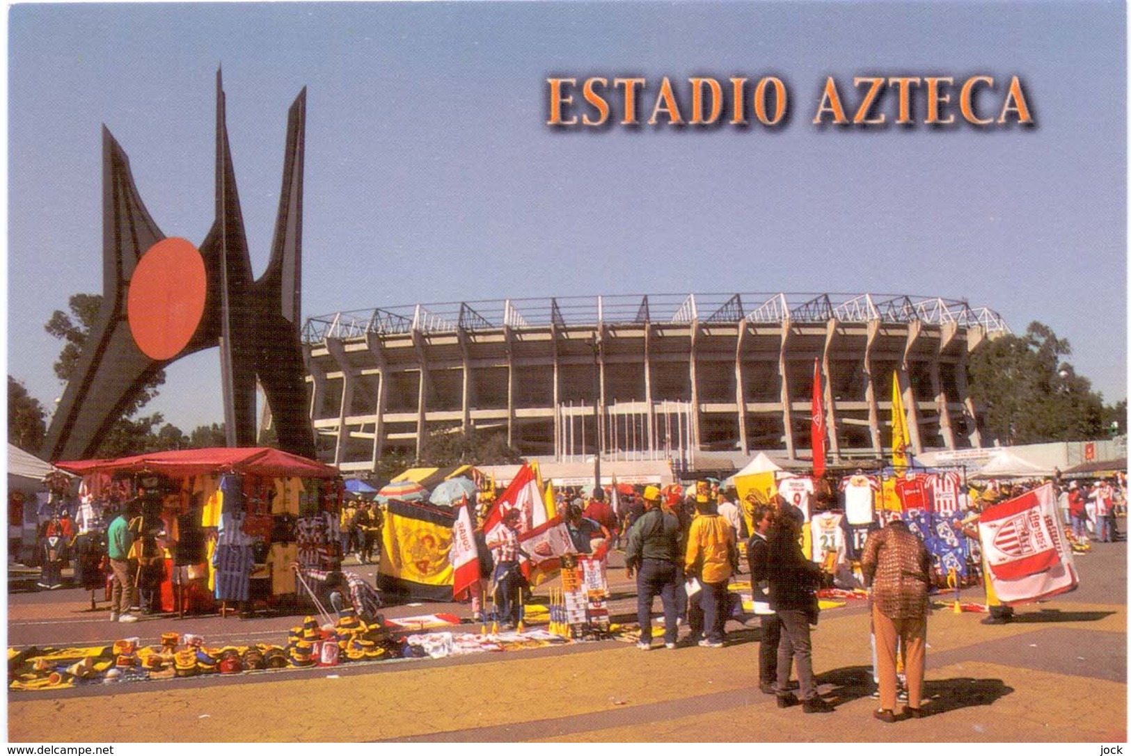 Postcard Stadium Mexico City Azteca Stadion Stadio - Estadio - Stade - Sports - Football - Soccer - Calcio