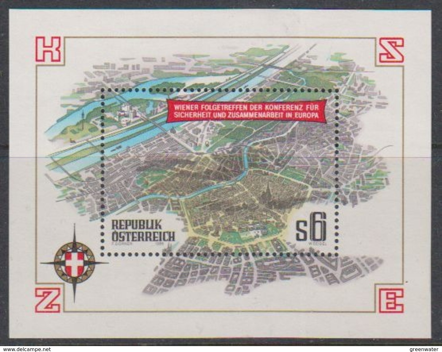 Austria 1986 KSZE M/s ** Mnh (44725) - Europese Gedachte