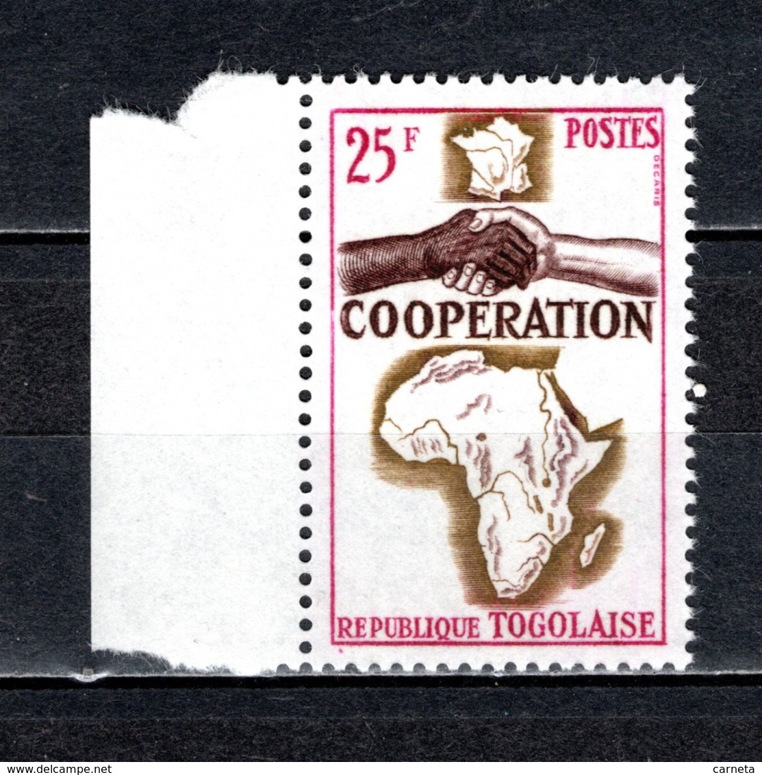 TOGO N° 424   NEUF SANS CHARNIERE COTE  1.20€  COOPERATION AVEC LA FRANCE - Togo (1960-...)