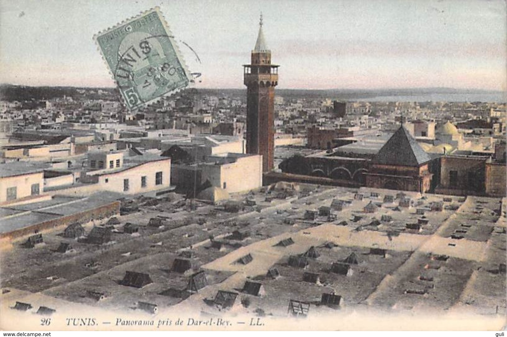 Afrique > Tunisie  TUNIS Panorama Pris De Dar El Bey   (- Edition  LL 26)   * PRIX FIXE - Tunesien