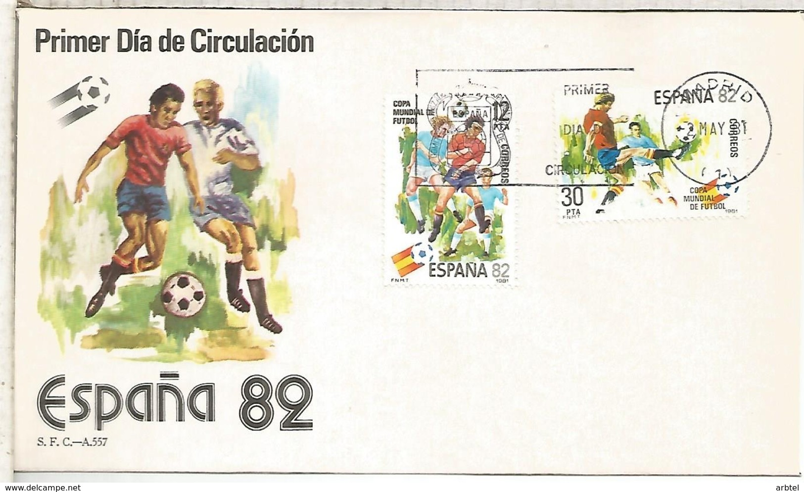 ESPAÑA SPD FDC 1981 COPA MUNDIAL DE FUTBOL ESPAÑA 82 FIFA FOOTBALL WORLD CUP - 1982 – Espagne