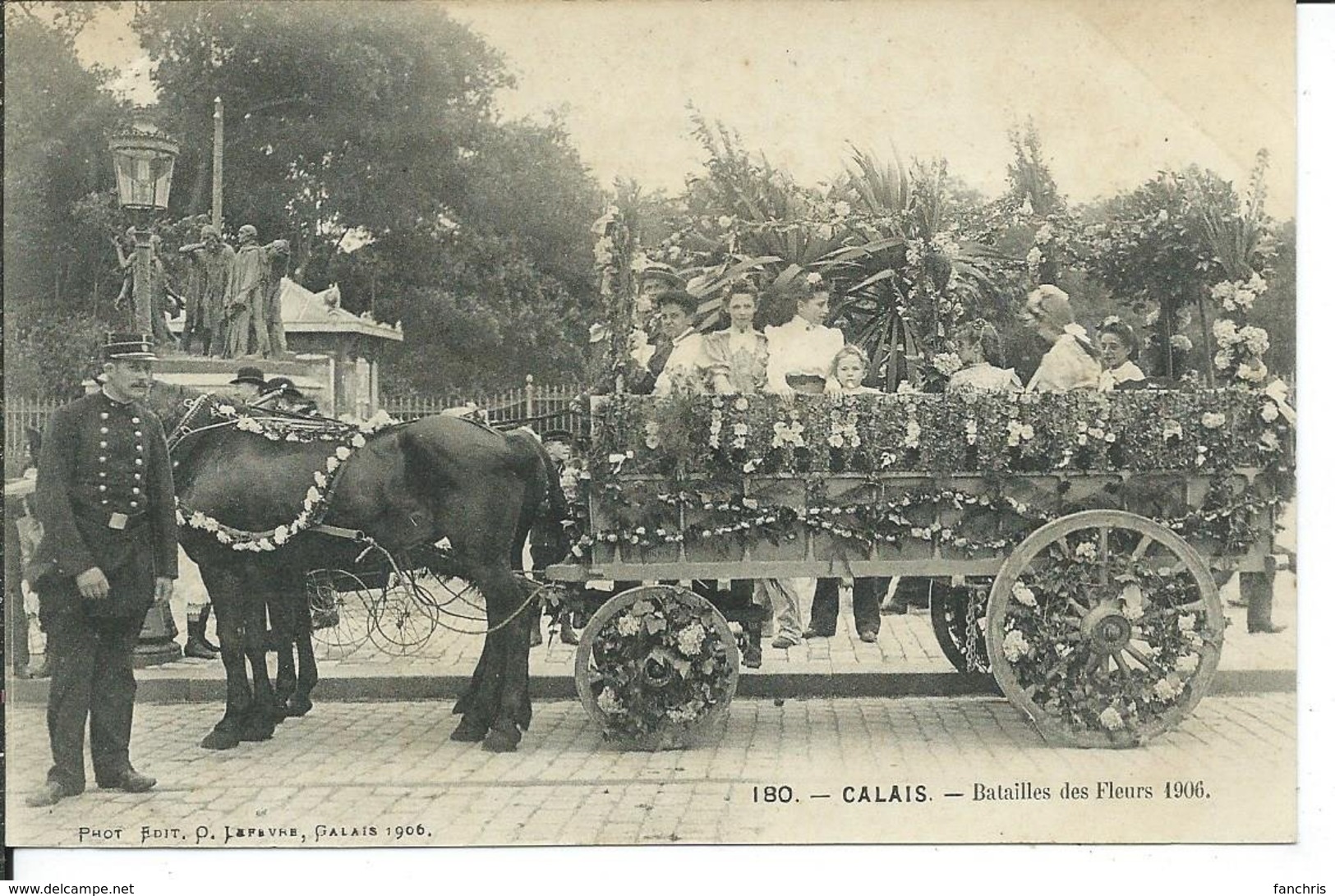 Calais-Batailles De Fleurs  1906 - Calais