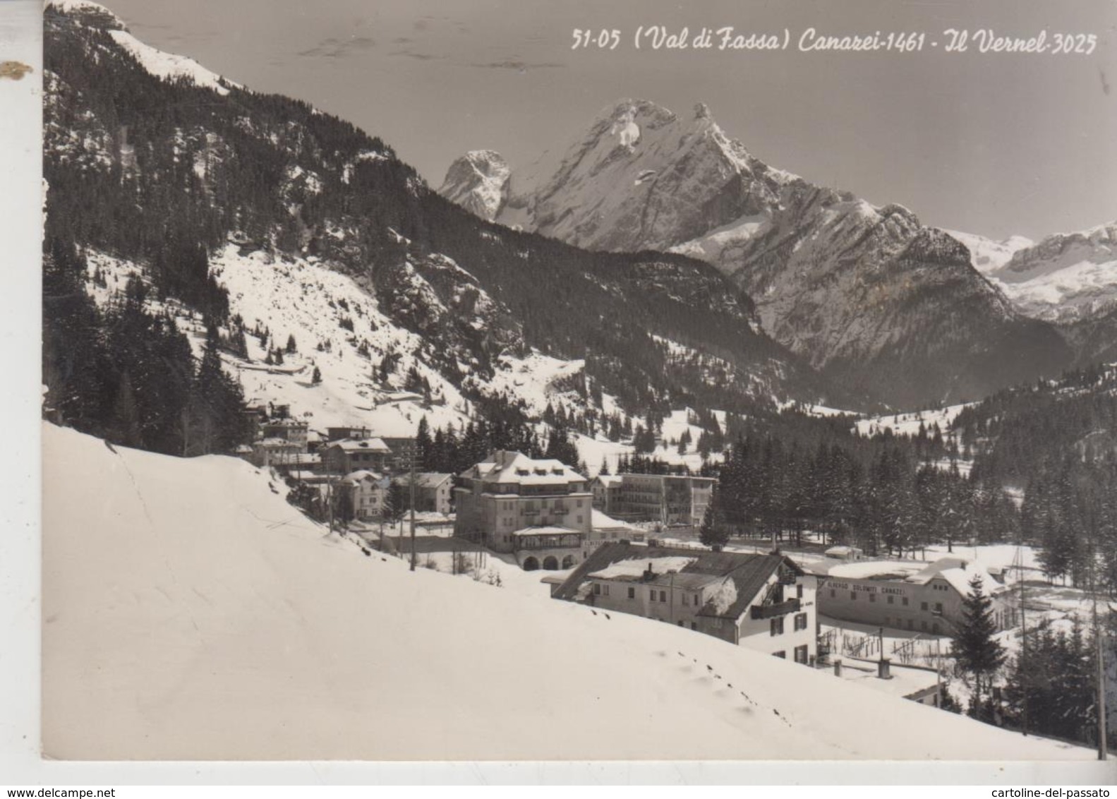 VAL DI FASSA CANAZEI IL VERNEL 1956 - Trento