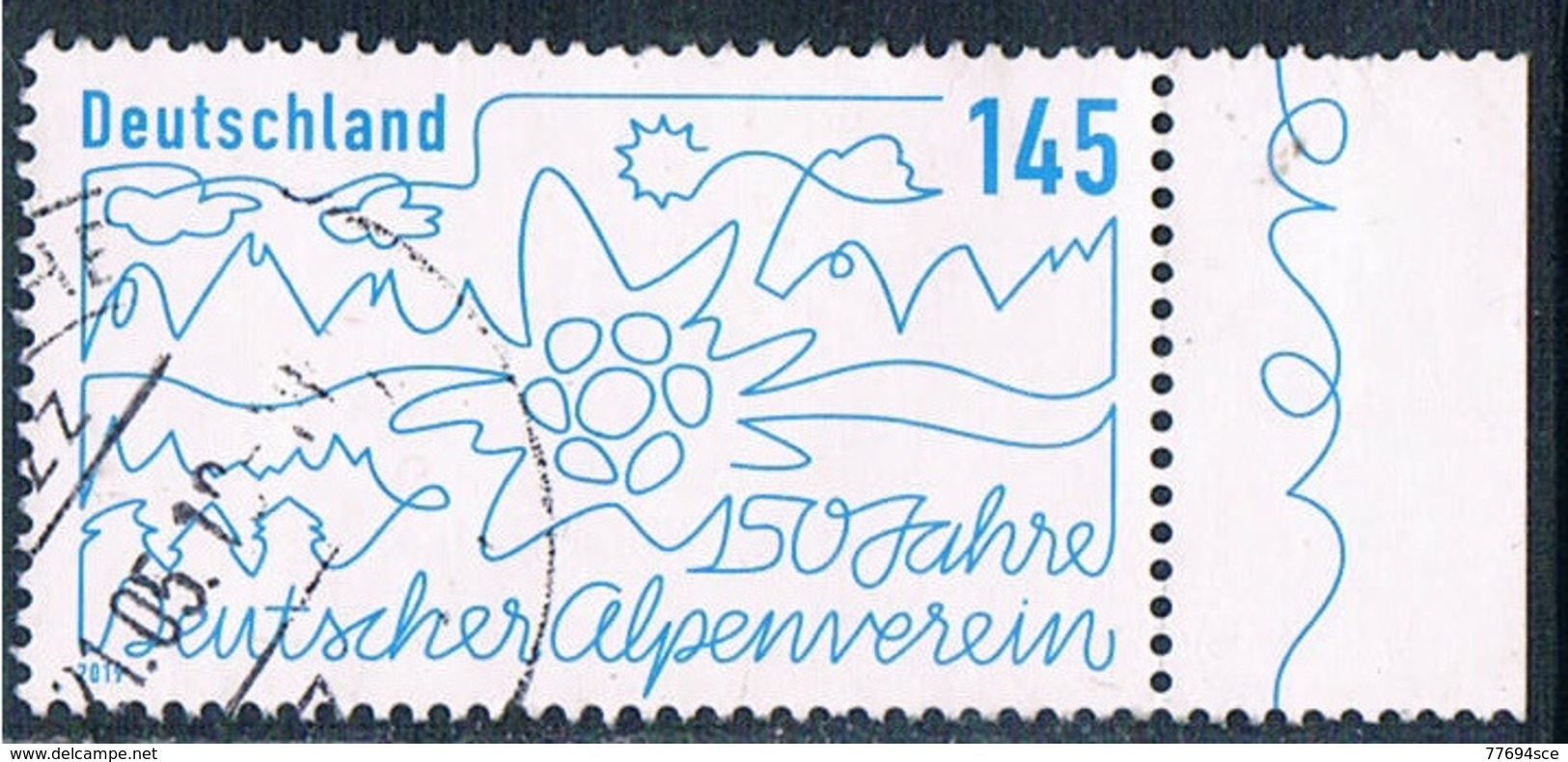 2019  150 Jahre Deutscher Alpenverein - Used Stamps