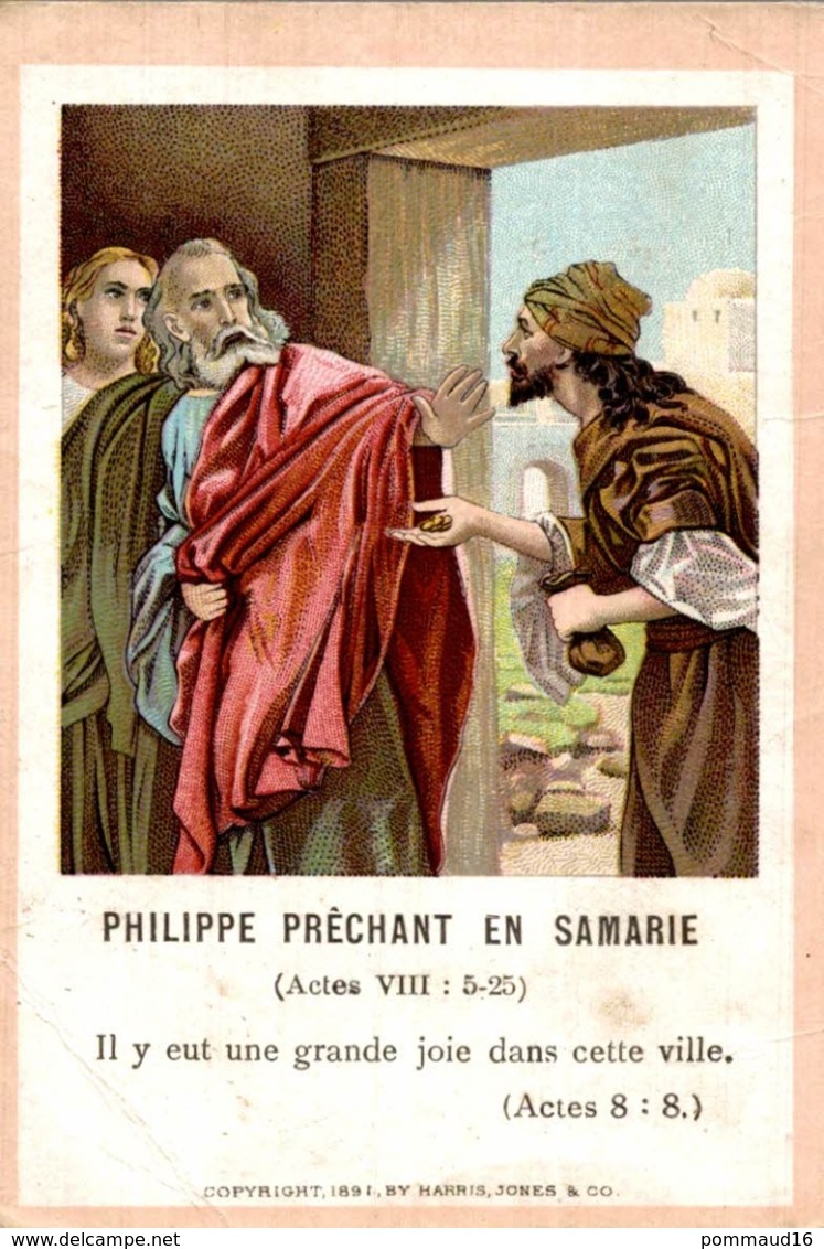 Image Pieuse : Philippe Prêchant En Samarie - Images Religieuses