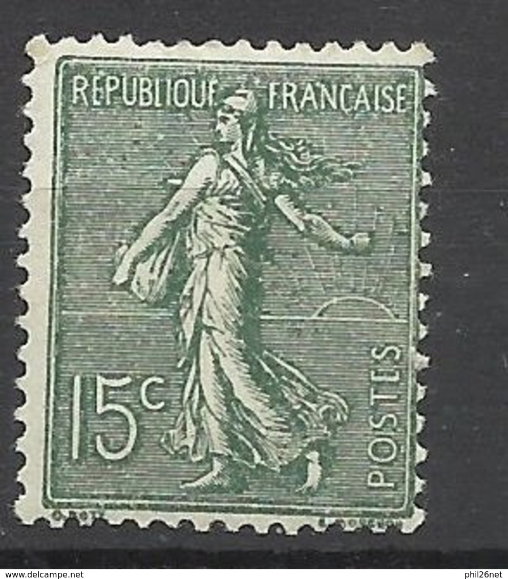 France  N° 130d   15c  Vert Gris Type V  Neuf  * *   TB   = MNH  VF     .... - Unused Stamps