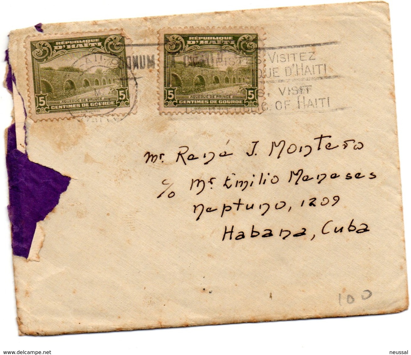 Carta De Haiti  De 1941 - Haití