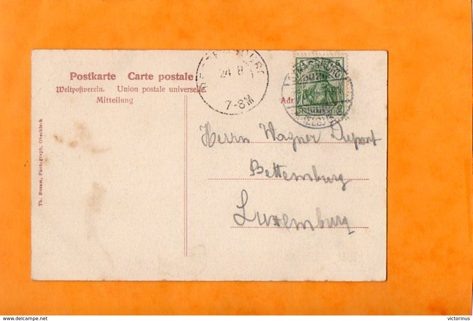 APPENWEIER  -  Bahnhof, Verheerungen Durch Das Unwetter 10. August 1905  - - Other & Unclassified