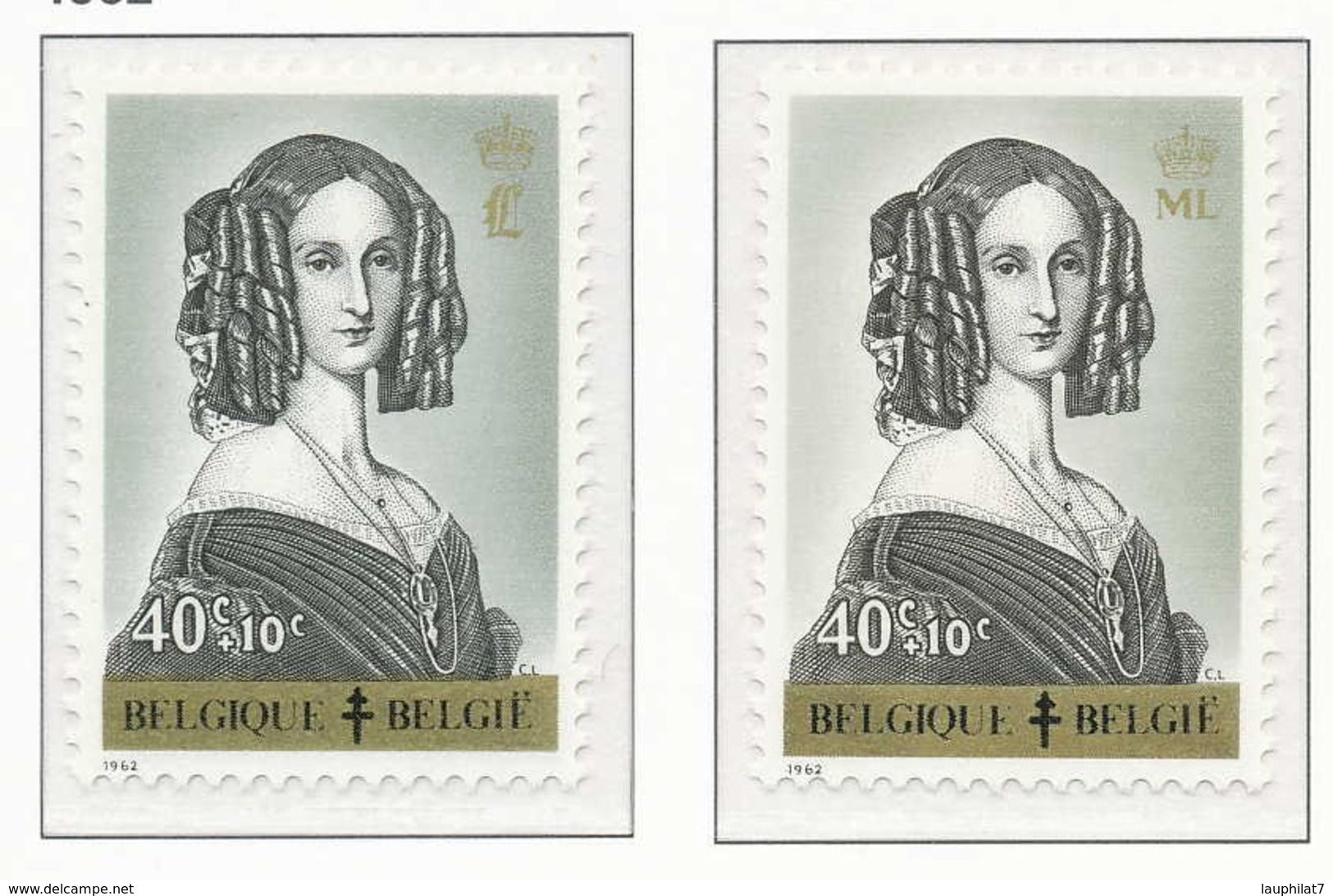 [150125]SUP//**/Mnh-N° 1233/34, Reine Louise-Marie (1812-1850), Monogramme 'L' Et 'ML', SNC - Neufs