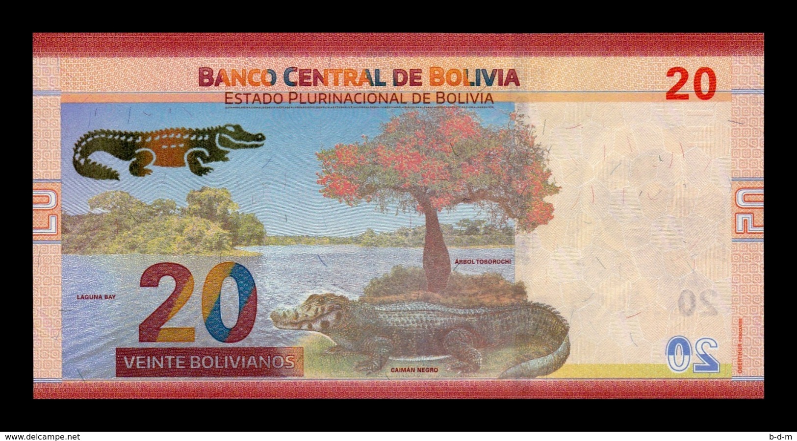 Bolivia 20 Bolivianos 2018 Pick 249 New Design SC UNC - Bolivia