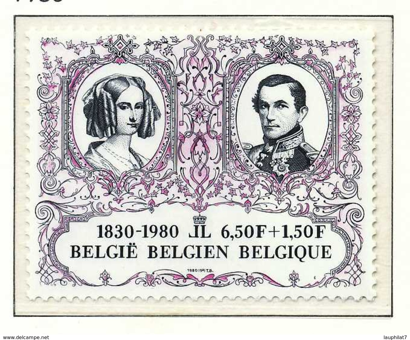 [151953]SUP//**/Mnh-N° 1978, 150 Ans De L'indépendance, Dynastie, Léopold 1er Et Louise-Marie, SNC - Nuevos