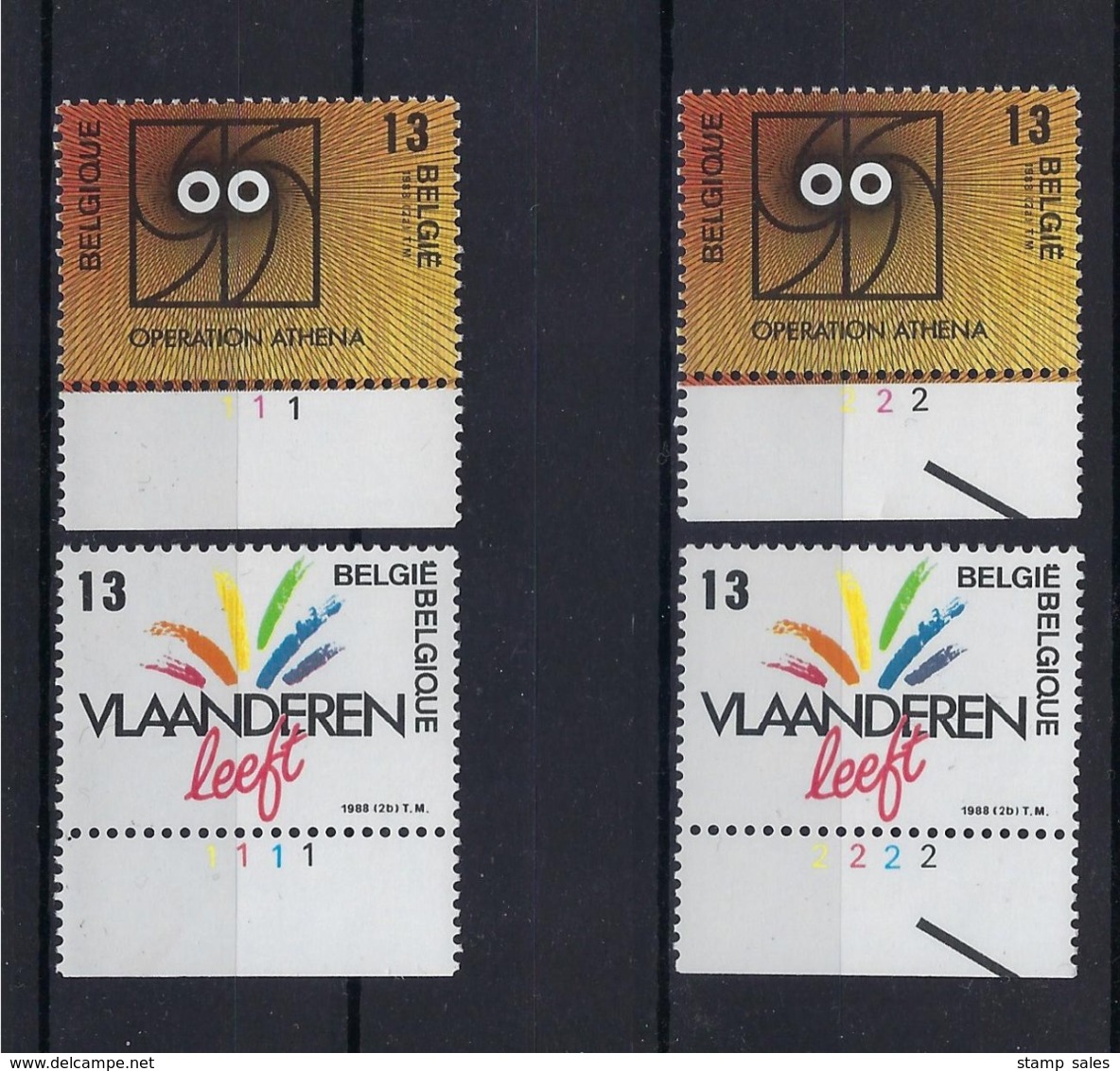 N°2277/2278 (pltn°set) MNH ** POSTFRIS ZONDER SCHARNIER SUPERBE - 1981-1990