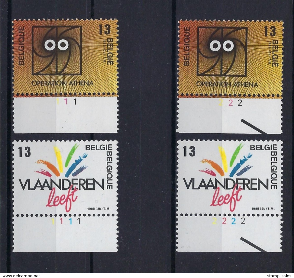 N°2277/2278 (pltn°set) MNH ** POSTFRIS ZONDER SCHARNIER SUPERBE - 1981-1990