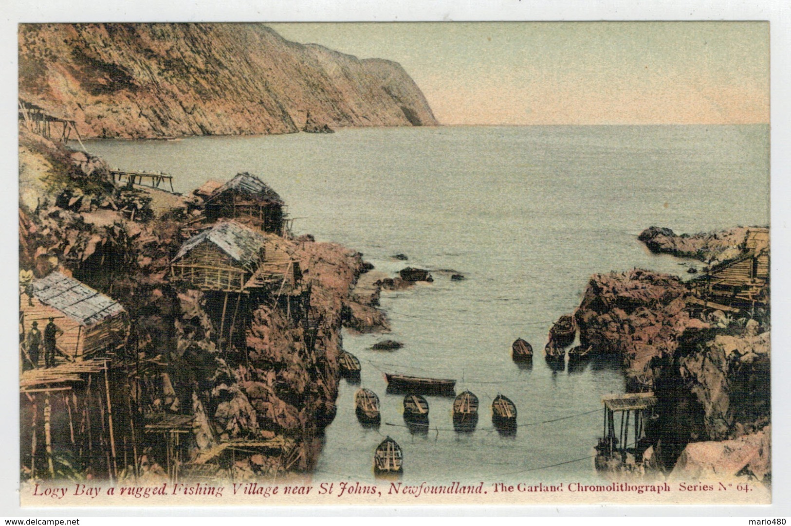 NEWFOUNDLAND   LOGY  BAY  A  RUGGED  FISHING VILLAGE  NEAR ST. JOHNS       2 SCAN   (NUOVA) - St. John's